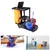Commercial Housekeeping Cart Janitor Cart with Bag & Bucket